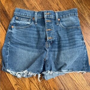 Madewell cut off Jean shorts